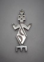 Zilveren bijzondere vintage broche nr.692