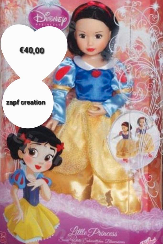 Zapf Creation Sneeuwwitje Pop, Kinderen en Baby's, Speelgoed | Poppen, Zo goed als nieuw, Overige typen, Verzenden
