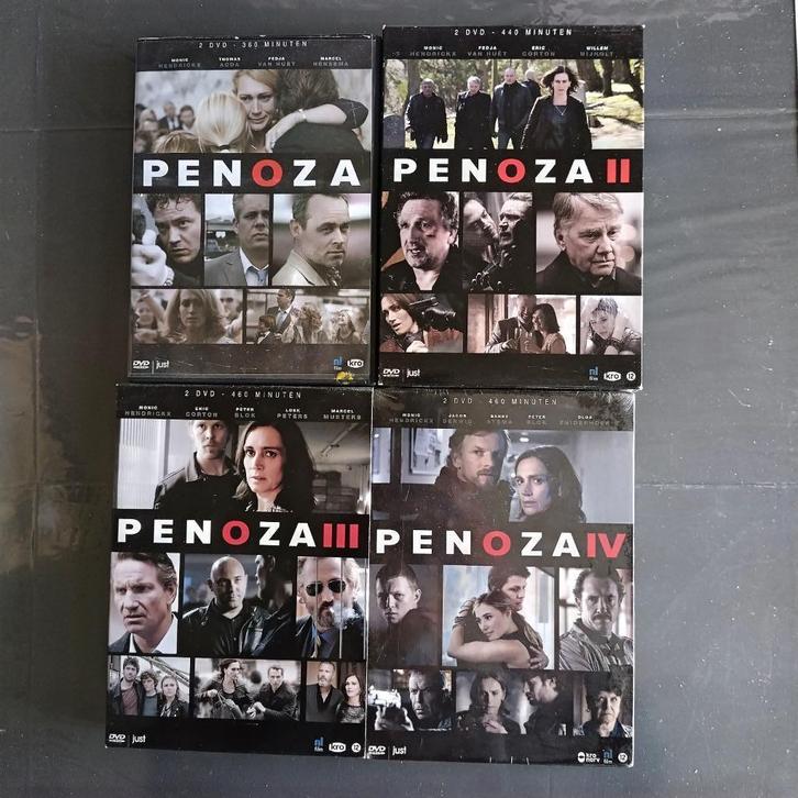 B2-2) Penoza - seizoen 1 tot en emt 4 - box, Cd's en Dvd's, Dvd's | Tv en Series, Zo goed als nieuw, Actie en Avontuur, Boxset