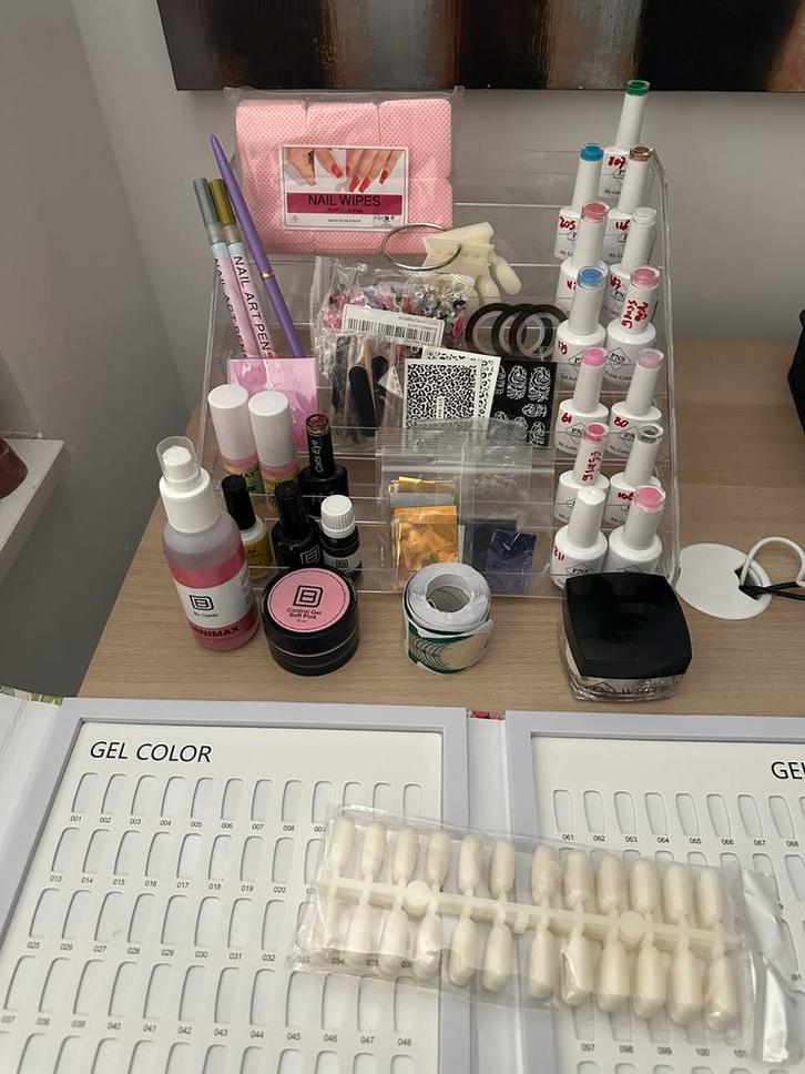 Nagel pakket pns by jess kleuren boek gel lak fiber gel enz, Sieraden, Tassen en Uiterlijk, Uiterlijk | Cosmetica en Make-up, Zo goed als nieuw