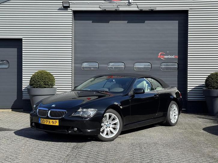 BMW 6-serie Cabrio 645Ci S | Navigatie | Lederen Bekleding |, Auto's, BMW, Bedrijf, Te koop, 6-Serie, ABS, Airbags, Airconditioning