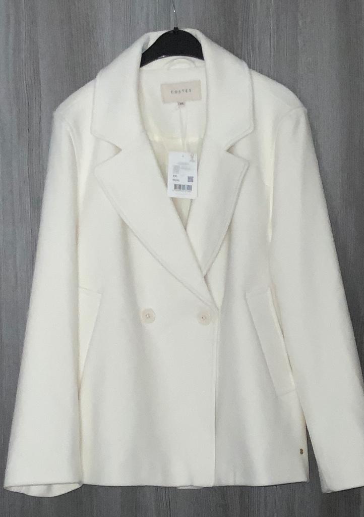 Prachtige mantel Costes xxl Nieuw, Kleding | Dames, Jassen | Winter, Nieuw, Maat 46/48 (XL) of groter, Wit, Verzenden