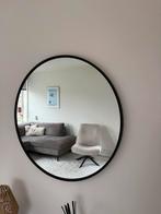 Ronde zwarte spiegel 70 cm Xenos, Huis en Inrichting, Ophalen, Rond, Zo goed als nieuw, Minder dan 100 cm