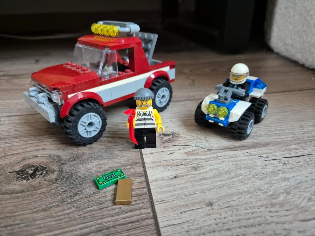 Lego City 4437 Politieachtervolging, Ophalen of Verzenden, Zo goed als nieuw, Complete set, Lego