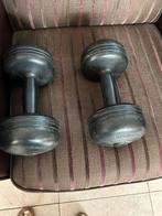 Twee dumbbells 5 kg per stuk gebruikt, Sport en Fitness, Fitnessmaterialen, Ophalen, Dumbbell