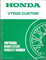 Honda VT500 Custom Shadow shop manual (7491z), Motoren, Handleidingen en Instructieboekjes, Ophalen of Verzenden, Honda