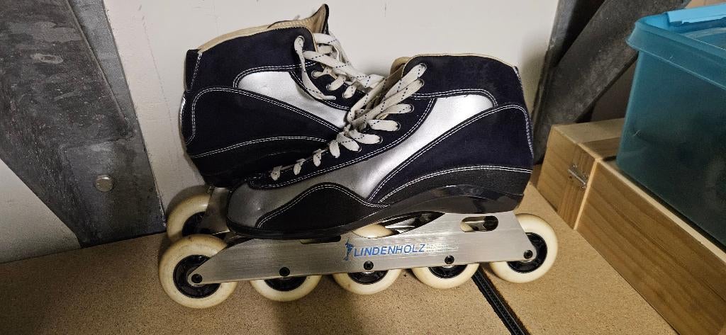 Zandstra skeelers, 5 wheels maat 44, Overige merken, Gebruikt, Inline skates 5 wielen, Heren
