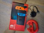 Nintendo switch v2, Spelcomputers en Games, Spelcomputers | Nintendo Switch, Ophalen, Zo goed als nieuw, Met 2 controllers, Switch Original