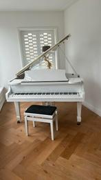 Een Samick mini vleugel, Muziek en Instrumenten, Ophalen, Wit, Zo goed als nieuw, Hoogglans