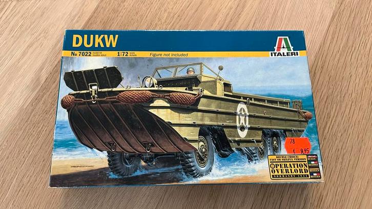 Italeri DUKW Duck 1:72 - Nieuw in doos!, Hobby en Vrije tijd, Modelbouw | Auto's en Voertuigen, Nieuw, Truck, 1:50 of kleiner