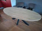 Ovale eettafel, Huis en Inrichting, Tafels | Eettafels, Ophalen, 100 tot 150 cm, Zo goed als nieuw, 150 tot 200 cm