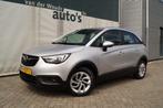 Opel Crossland X 1.2 Online Edition -NAVI-AIRCO-DAB-CRUISE-, 47 €/maand, Origineel Nederlands, Te koop, Zilver of Grijs