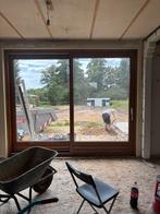 Houten Schuifpui met Dubbel Glas - 2.45 hoog x 3 breed, Ophalen, Gebruikt