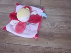 D & C Baby Nat superzacht pluche knuffeldoek Doudou meisje, Ophalen of Verzenden, Nieuw, Overige typen