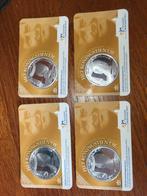 4x Koningstientje 2013 - Zwaar Verzilverde Herdenkingsmunt, Ophalen of Verzenden, Euro's, Losse munt, Zilver