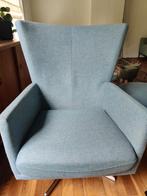 Montel fauteuil met voetenbank - Stijlvolle relaxstoel, Ophalen, Gebruikt, 75 tot 100 cm, Stof
