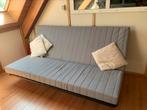 Slaapbank IKEA exarby met grijze kussens en lattenbodem, Ophalen, Grijs, Tweepersoons, 200 cm