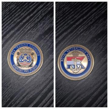 Koninklijke Marine Sea Training Command Coin beschikbaar voor biedingen
