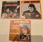 John Horton - 3 singles, Gebruikt, Verzenden, 7 inch, Single