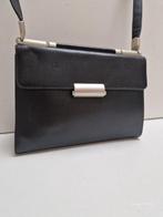 Zwart leren tas Mandarina Duck., Sieraden, Tassen en Uiterlijk, Tassen | Damestassen, Ophalen of Verzenden, Gebruikt, Zwart, Schoudertasje