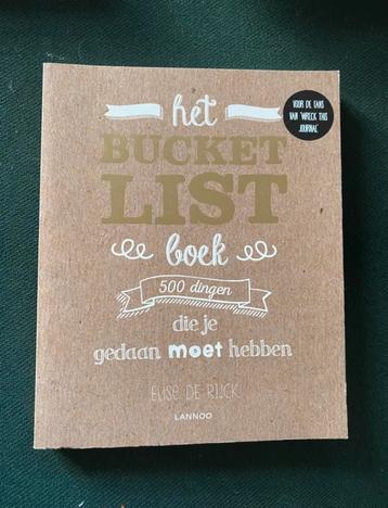 Elise De Rijck - Het Bucketlist boek beschikbaar voor biedingen