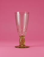 La Rochère glas - roze groen - 19,5 cm - Vogezen, Frankrijk, Antiek en Kunst, Antiek | Glas en Kristal, Ophalen of Verzenden