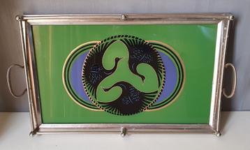 Dienblad Art Deco kraanvogels beschikbaar voor biedingen