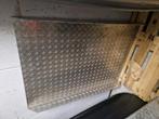 Aluminium oprijplaat 74,5 breed 108,5 lang, Ophalen of Verzenden, Zo goed als nieuw, Aluminium