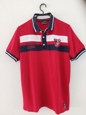 Polo lang70cm Iliozone Medium rood katoen oksell.52cm ZGAN.  beschikbaar voor biedingen