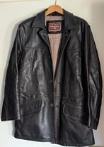 leren jas marlboro classic  maat L, Kleding | Heren, Jassen | Winter, Maat 52/54 (L), Zwart, Zo goed als nieuw, Ophalen