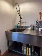Horeca spoeltafel (Hakvoort) RVS, Huis en Inrichting, Ophalen, Gebruikt, 50 tot 100 cm, Minder dan 100 cm