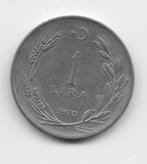 Turkije 1 lira 1970 KM# 889a.2, Verzenden, Midden-Oosten, Losse munt