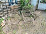 Brocante tuinstoelen en bankje, Ophalen