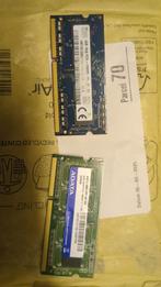 2x 4GB RAM Geheugen - ADATA & SK Hynix, Computers en Software, RAM geheugen, Gebruikt, DDR3, Ophalen of Verzenden, Laptop