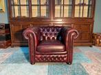 Springvale Chesterfield club fauteuil Oxblood rood, Huis en Inrichting, Ophalen of Verzenden, Gebruikt, 75 tot 100 cm