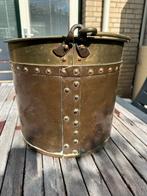 Zware antieke koperen ketel of bak, Antiek en Kunst, Antiek | Koper en Brons, Ophalen of Verzenden, Koper