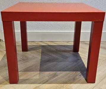 IKEA LACK tafeltje Rood 55x55x45cm   beschikbaar voor biedingen