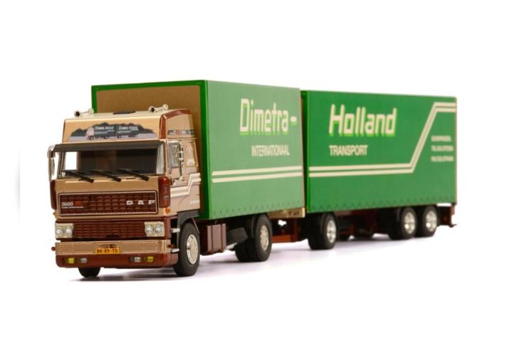 Dimetra Daf 3600 space cab combi, Hobby en Vrije tijd, Modelauto's | 1:50, Nieuw, Bus of Vrachtwagen, Wsi, Ophalen of Verzenden