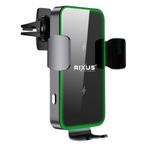 Rixus Telefoonhouder Draadloos Opladen 15W qi2 certified, Ophalen of Verzenden, Nieuw, Auto