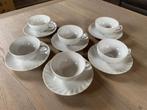 Kop en schoteltje (6 stuks) Seltmann Weiden - Douwe Egberts, Ophalen of Verzenden, Zo goed als nieuw, Overige stijlen, Kop(pen) en/of Schotel(s)