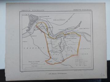 201 / Litho uit 1865 door J. Kuyper van Ijsselmonde ZH beschikbaar voor biedingen