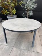 tuintafel aluminium, Ophalen of Verzenden, Zo goed als nieuw, Rond, Aluminium