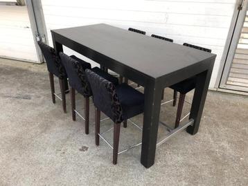 mooie horeca sta tafel set met krukken voor bar of mancave beschikbaar voor biedingen