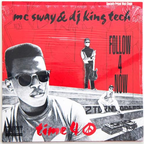 MC Sway & DJ King Tech - Follow 4Now (Extended) 1991 USA 12", Cd's en Dvd's, Vinyl | Hiphop en Rap, Gebruikt, 1985 tot 2000, 12 inch