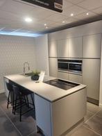 Showroom keuken eiland Tortona steengrijs mat, Ophalen, Nieuw