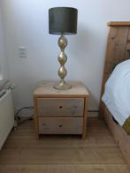 Nachtkastjes steigerhout ZGAN, Huis en Inrichting, Slaapkamer | Nachtkastjes, Ophalen, Minder dan 45 cm, Zo goed als nieuw, Minder dan 55 cm