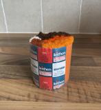 Smyrna wol merk LEITHEN,  100% Acryl, 1 cup, en losse draden, Ophalen of Verzenden, Zo goed als nieuw, Breien of Haken, Wol of Garen
