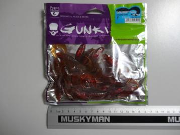 Kunstaas: Gunki Grubby Gun 7,5 cm shads Bulkverpakking beschikbaar voor biedingen