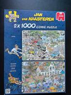 Jan van Haasteren 2x1000 Comic Puzzel, Ophalen, 500 t/m 1500 stukjes, Zo goed als nieuw, Legpuzzel