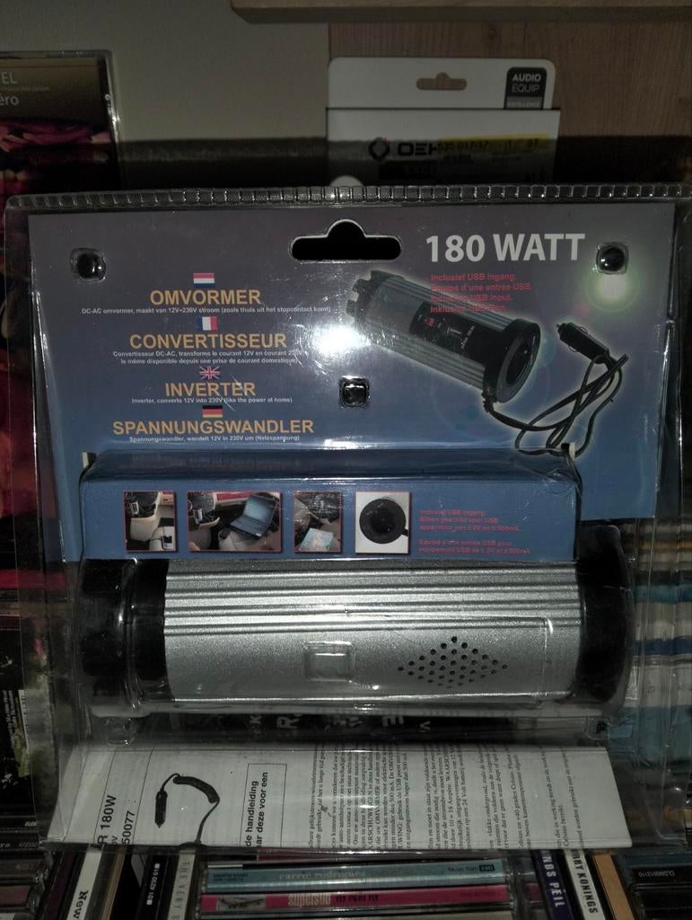 Omvormer gloednieuw in de verpakking ook met USB, Ophalen of Verzenden, Nieuw
